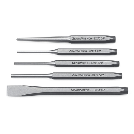 APEX TOOL GROUP 5 Pc Punch And Chisel Set 82304
